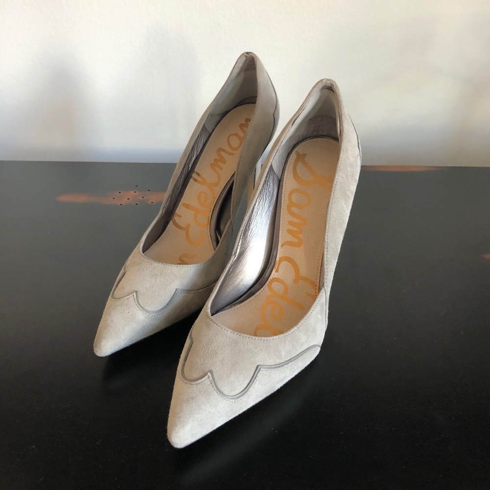 Sam Edelman gray heels